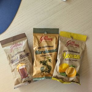 Gilliam Old Fashioned Sanded Candy Drops Different Flavors